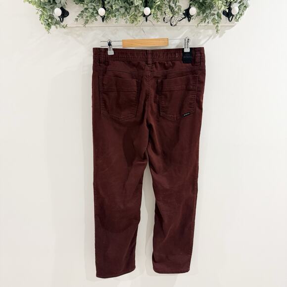 Prana Men’s Slim Fit Burgundy Jeans Pants Size 34x30 24747 - Picture 3 of 6